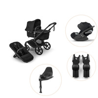 Bugaboo Fox 5 Renew Kombivogn Inkl. Cloud T Plus Autostol, Base Og Adapter - Heritage Black/Black