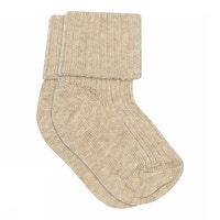 MP Denmark Baby Ankelstrømpe - Beige Melange