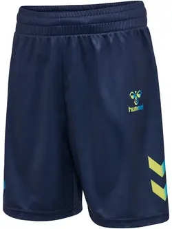 Hummel Sportsshorts - hmlShimmer - Dress Blues/Limeade