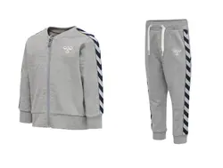 Hummel Sweatsæt - HMLBille - Gråmeleret