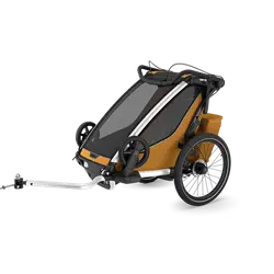 Thule Chariot Sport 2 - enkelt cykelanhænger | G3 Natural Gold