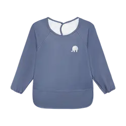 Celavi Langærmet Hagesmæk - China Blue