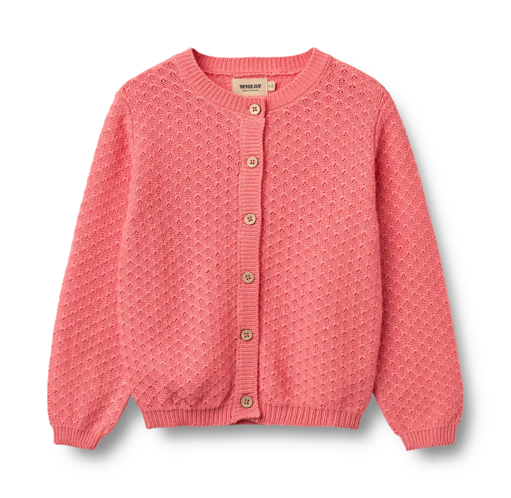 Magnella Strik Cardigan - Coral - 98