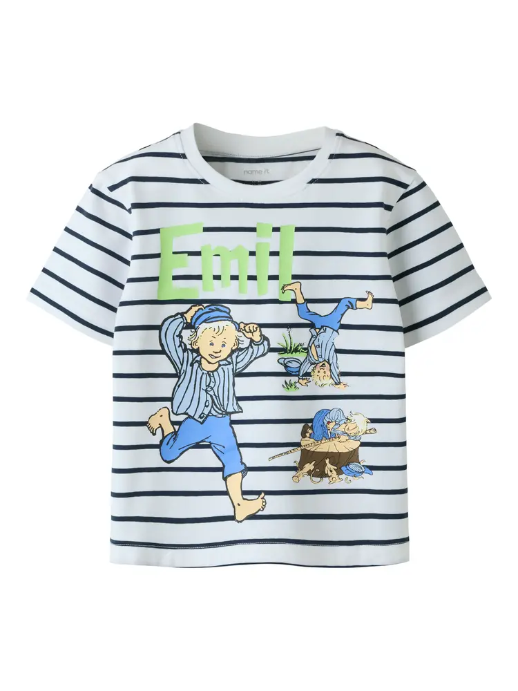 NAME IT Miall Emil T-Shirt Bright white 104
