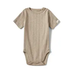 Dicte Kortærmet Body - Beige - 62