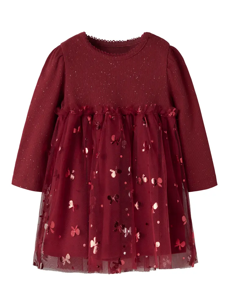 Name It Rosally Kjole - Red Dahlia - 68