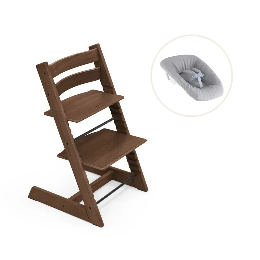 Tripp Trapp Højstol Eg Inkl. Newborn Sæt - Warm Brown