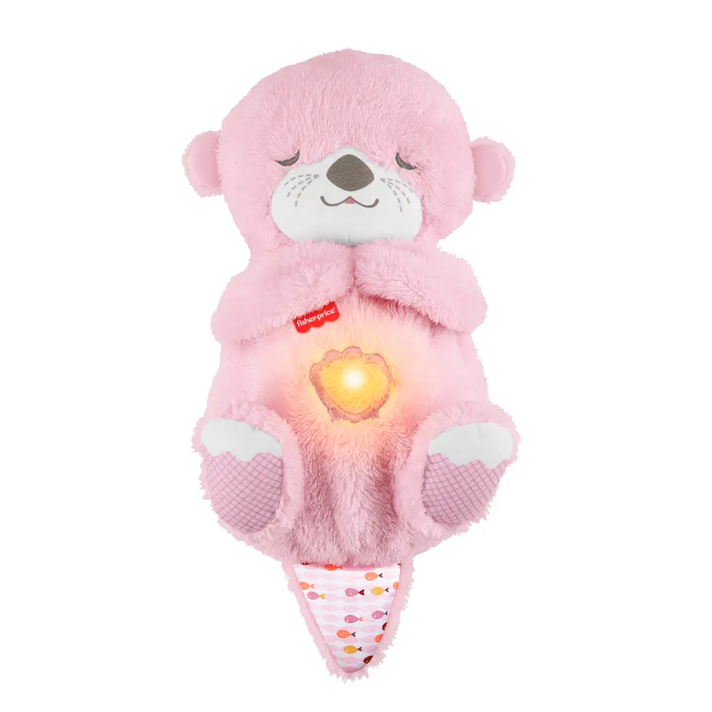 Fisher-Price Aktivitetsbamse - Soothe & Snuggle Otter - Pink