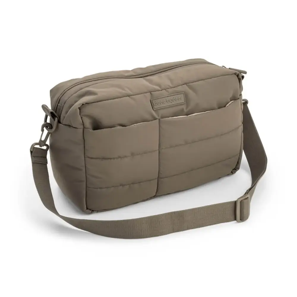 product-Done By Deer Quiltet Pusletaske - Taupe
