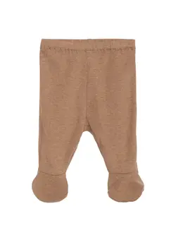 Nyfødt Buks m. Fødder - Almond - 50 CM