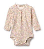 Liv Langærmet Body - Blush Flower Meadow