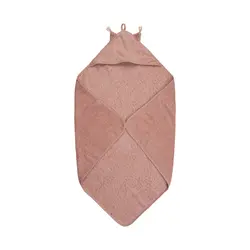 Pippi Babyhåndklæde - 83x83 cm - Misty Rose