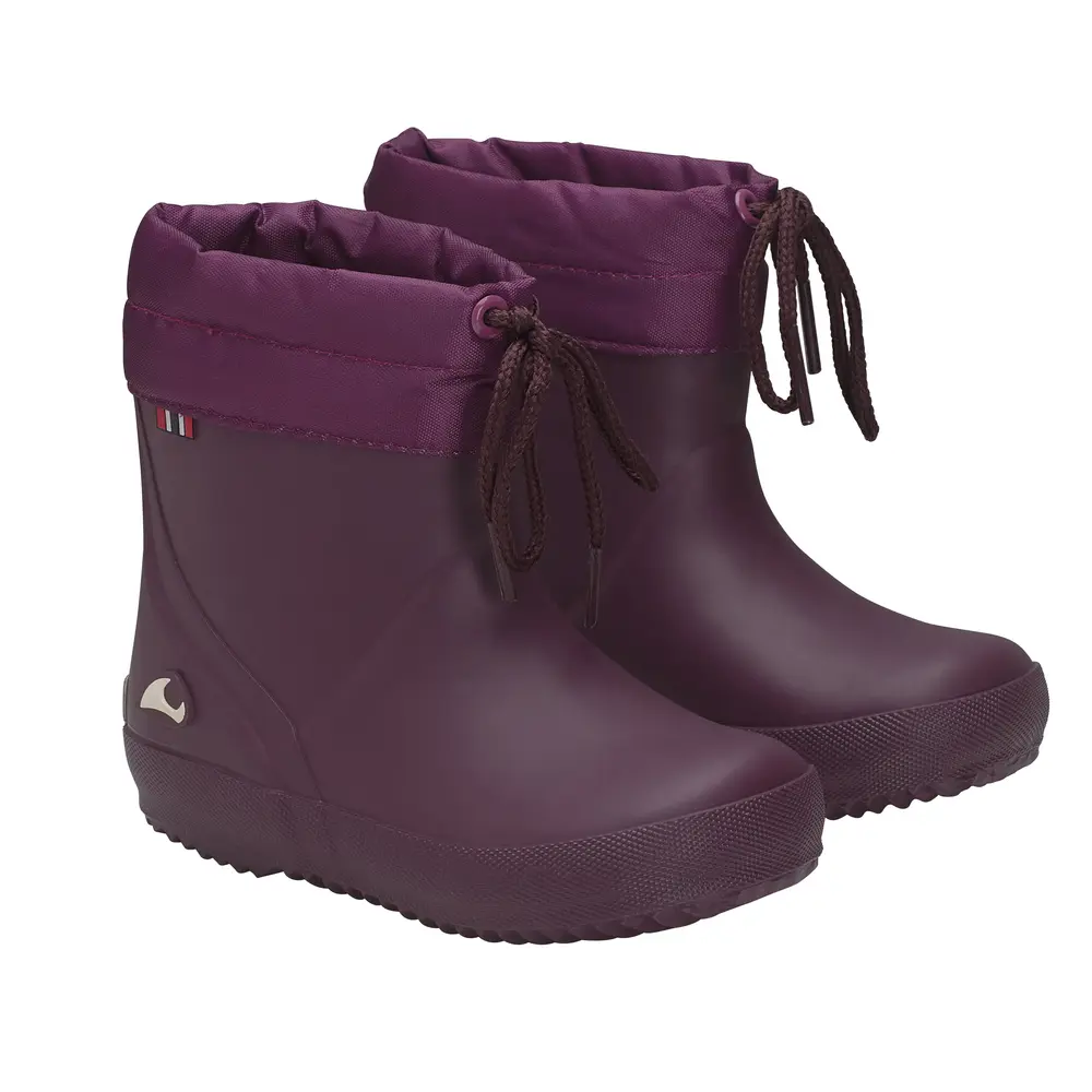 Alv Indie Warm Termo Gummistøvle - Aubergine - 25