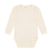 Langærmet Rib Body - White Swan