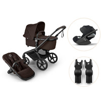 Bugaboo Fox 5 Renew Kombivogn Inkl. Cloud T Autostol Og Adapter - Cocoa Brown/Black