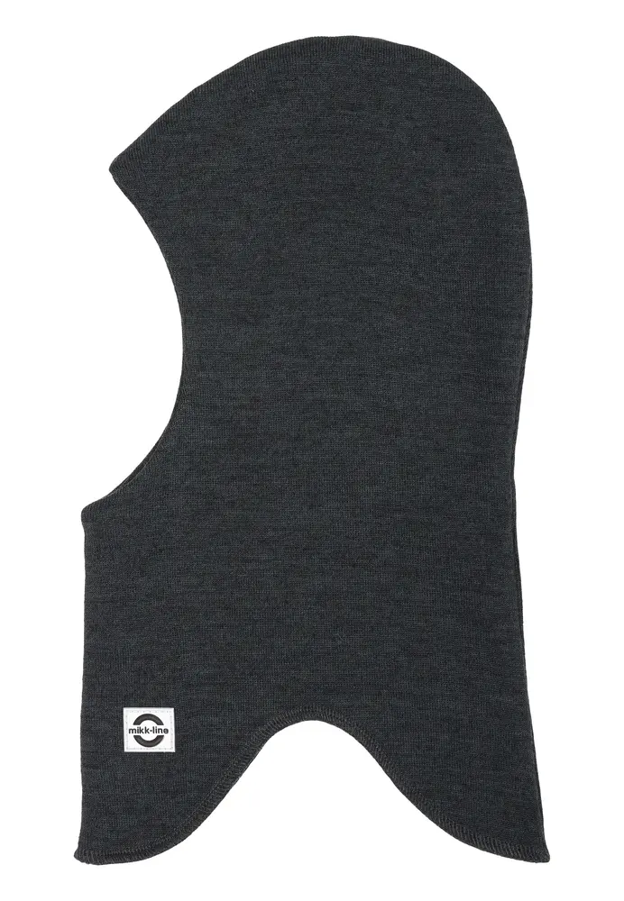 Mikk-Line Uld Elefanthue - Dark Grey Melange - 86/92