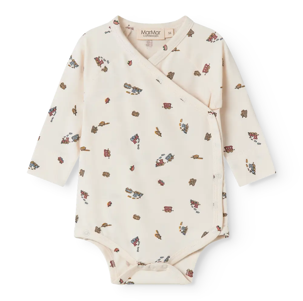 MarMar Slå-om Body l/æ - Bomuld/Modal - Belito - Trains