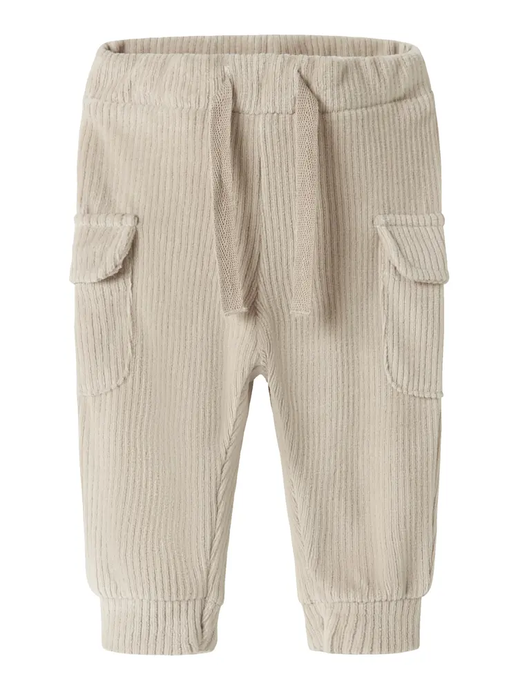 Name It Room Velour Bukser - Island Fossil