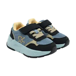 Sneaker m. Velcro - Coronet Blue - 26