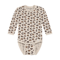 Minymo Langærmet Body - Beige Melange