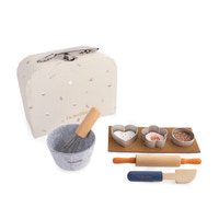 Legekuffert - Bagesæt i træ