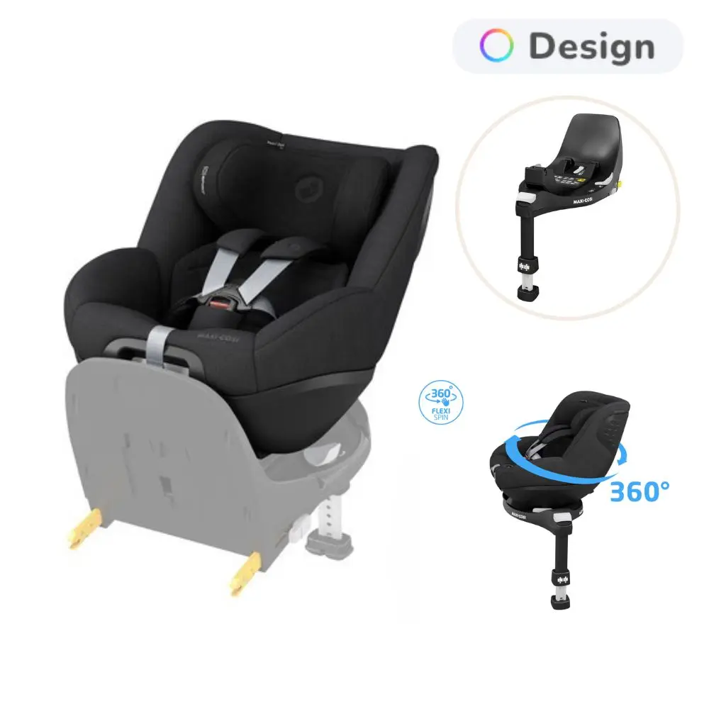 Maxi-Cosi Pearl 360 Pro Autostol Inkl. Family Fix 360 Base - Authentic Black