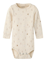 Name It Lydus Langærmet Body - Peyote Melange