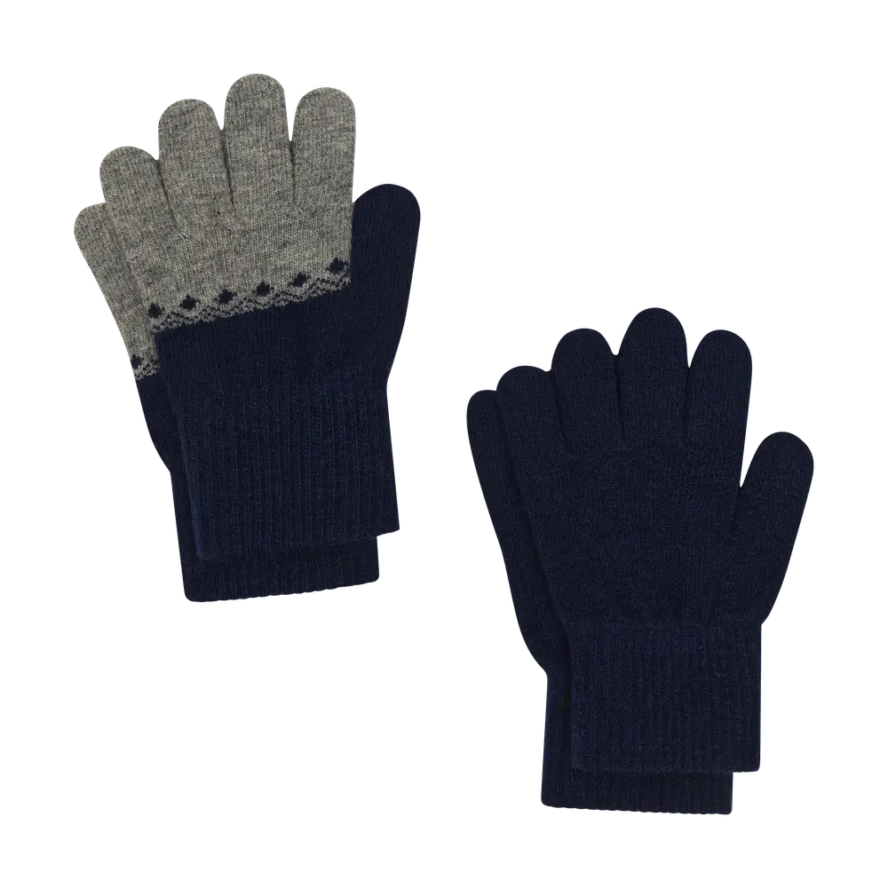 Celavi Magic Handsker 2-Pak - Navy - 3-6 ÅR
