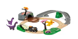 BRIO World Togbanesæt m. Dinosaurer - 21 dele - 36094