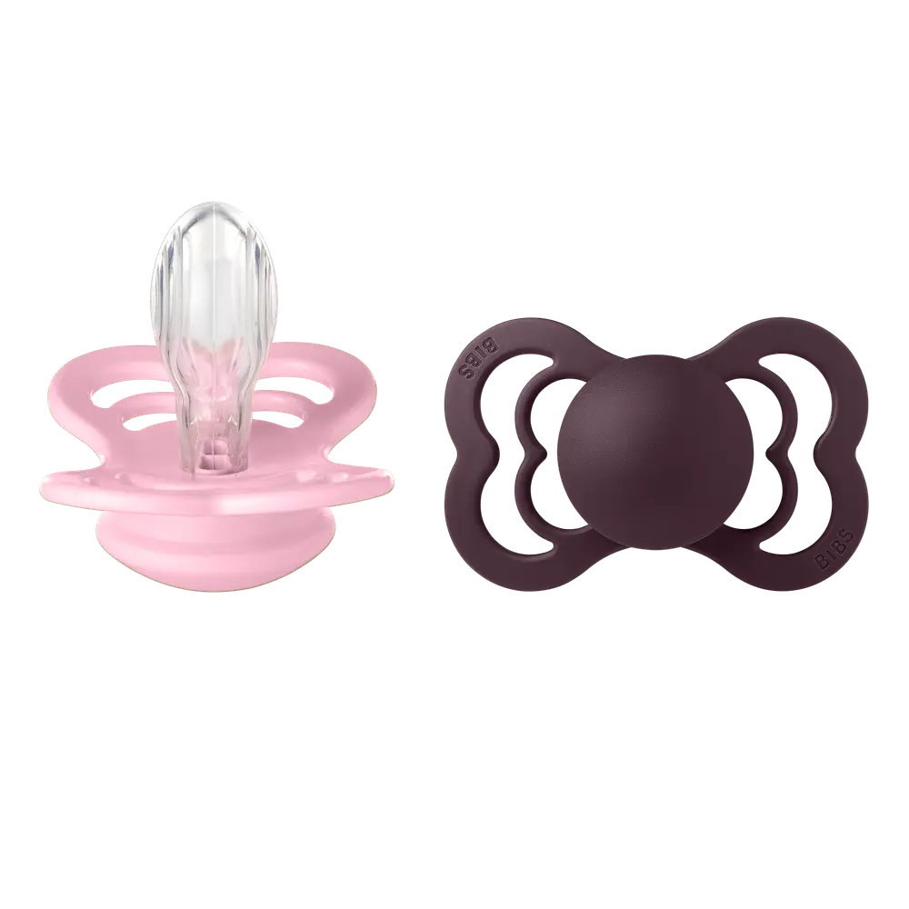 product-Supreme 2Pk Silicone Str 2 Baby Pink/Plum