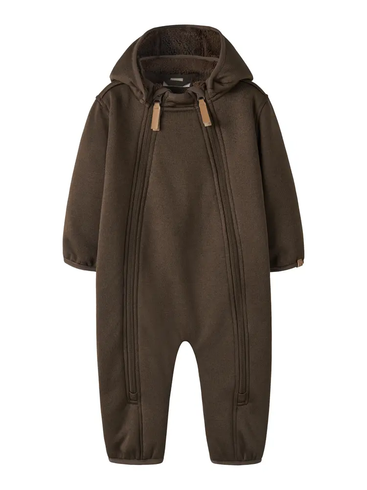Lil Atelier Køredragt m. Teddy - NbnLoro - Loose - Dark Earth