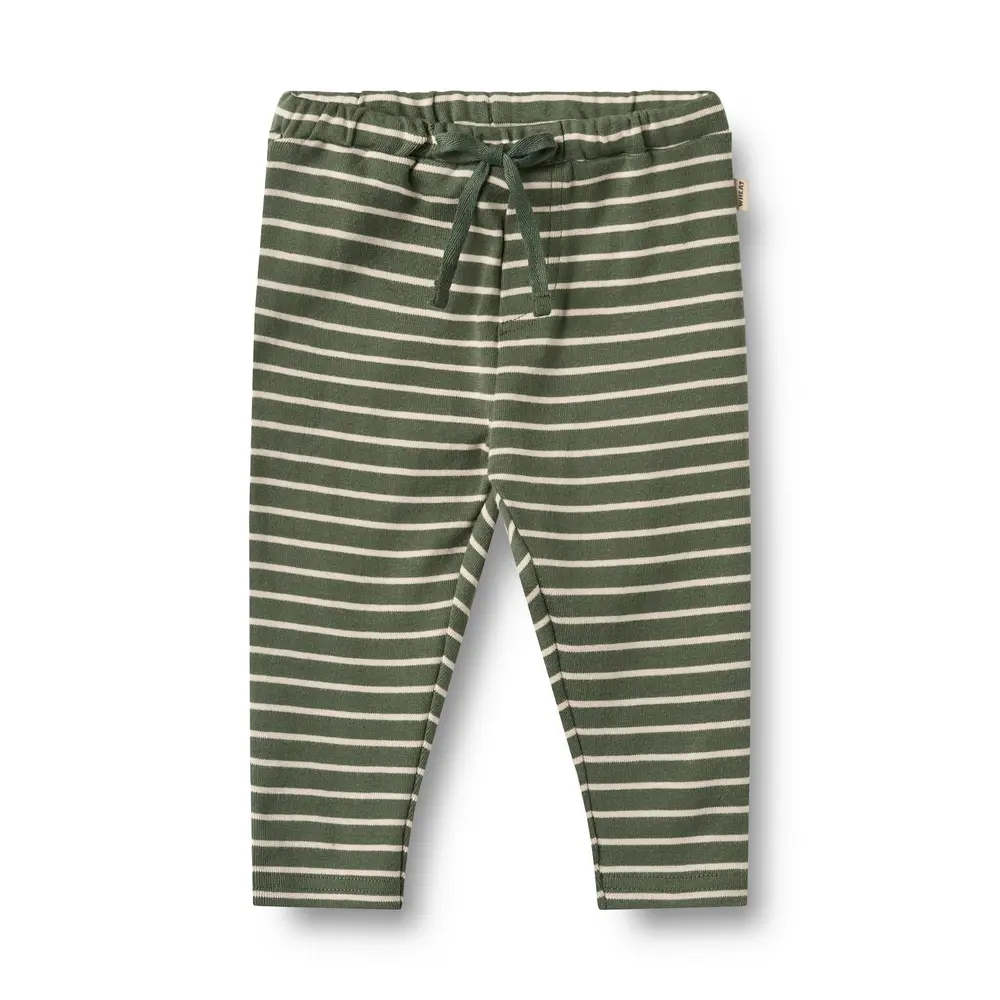 Wheat Bukser - Manfred - Dark Green Stripe