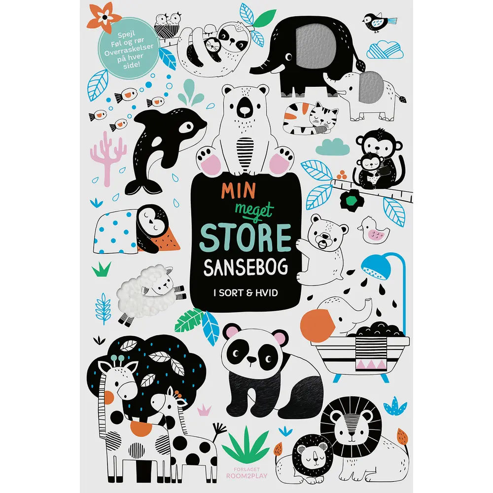 Room2play - Min Meget Store Sansebog - I Sort & Hvid