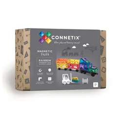 Connetix - Transport Pack - Rainbow - 50 Dele (ct-r-00050-tr)