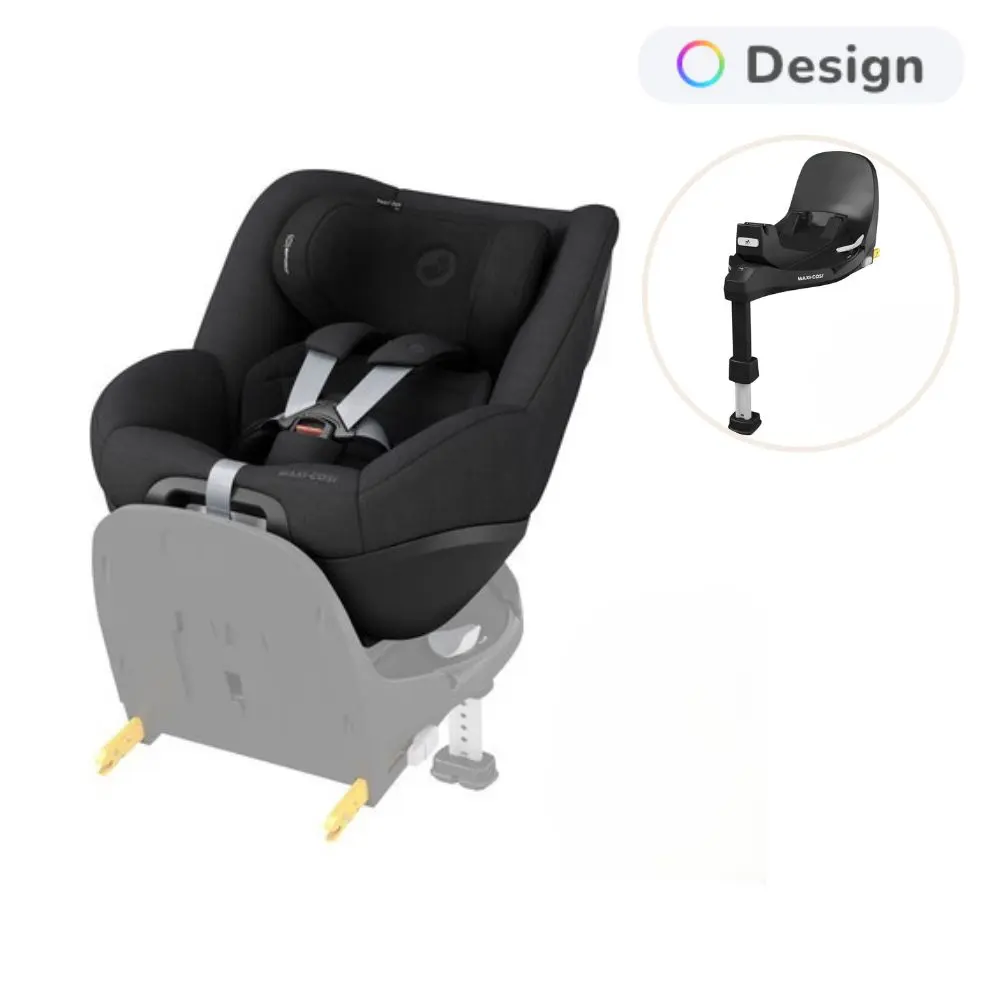 Maxi-Cosi Pearl 360 Pro Autostol Inkl. Familyfix 360 Pro Base - Authentic Black