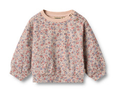 Lia Sweatshirt - Rose dust flowers