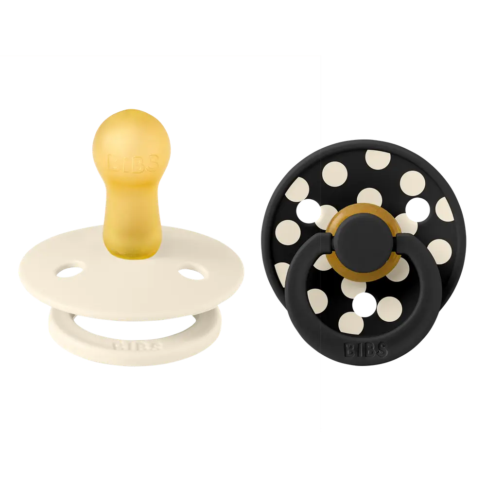 product-Studio Colour 2pk Polka Latex Str 2 Ivory/Black