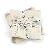 Stofble 2 stk. Celebration Sand