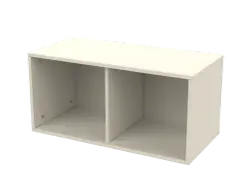 Bogkasse, Dots 72x34,5x34,5, Cream