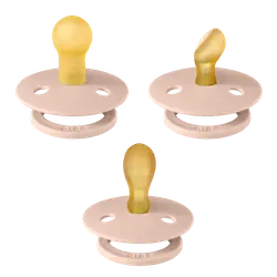 BIBS Try-It Collection - 3 Forskellige Sutter - Colour - Str. 1 - Blush