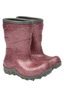 Termostøvle - glitter - Burlwood