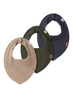 Name It Yasim Rib Bib 3-Pak - Ombre Blue