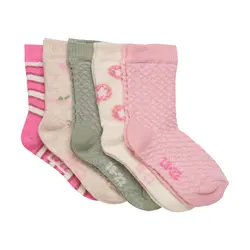 Strømpe m. mønster (5-pak) - 545 - 15/18