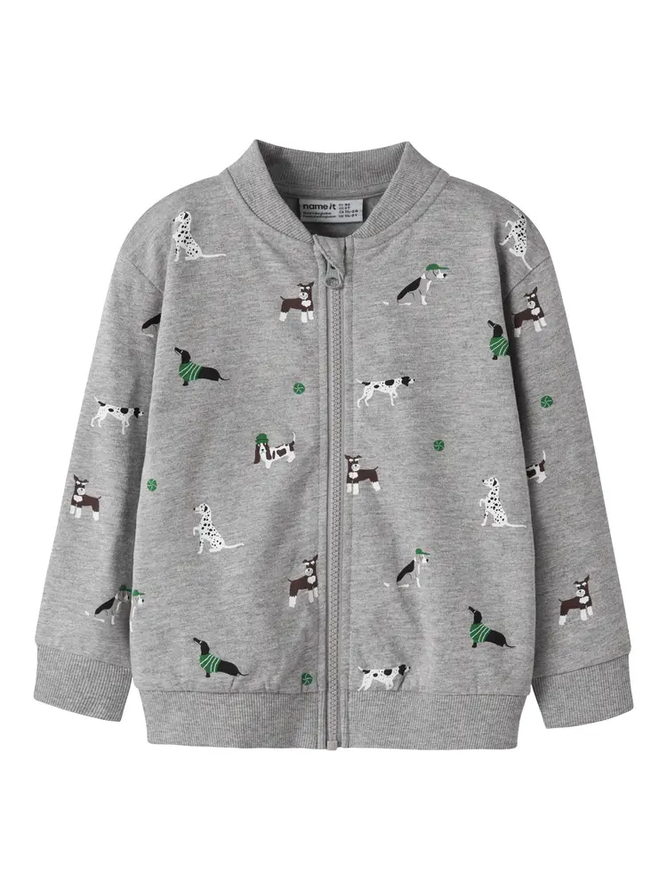 Name It Naris Sweat Cardigan - Sycamore - 110