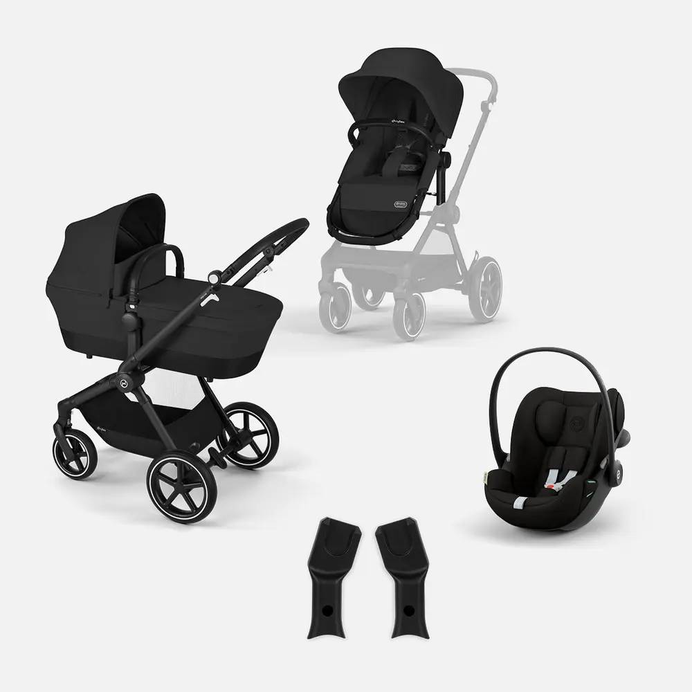 Cybex Eos Luk Travel System Cloud G3 - Moon Black/Magic Black