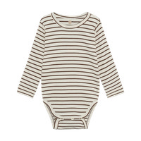 En Fant Langærmet Body Rib - Chestnut