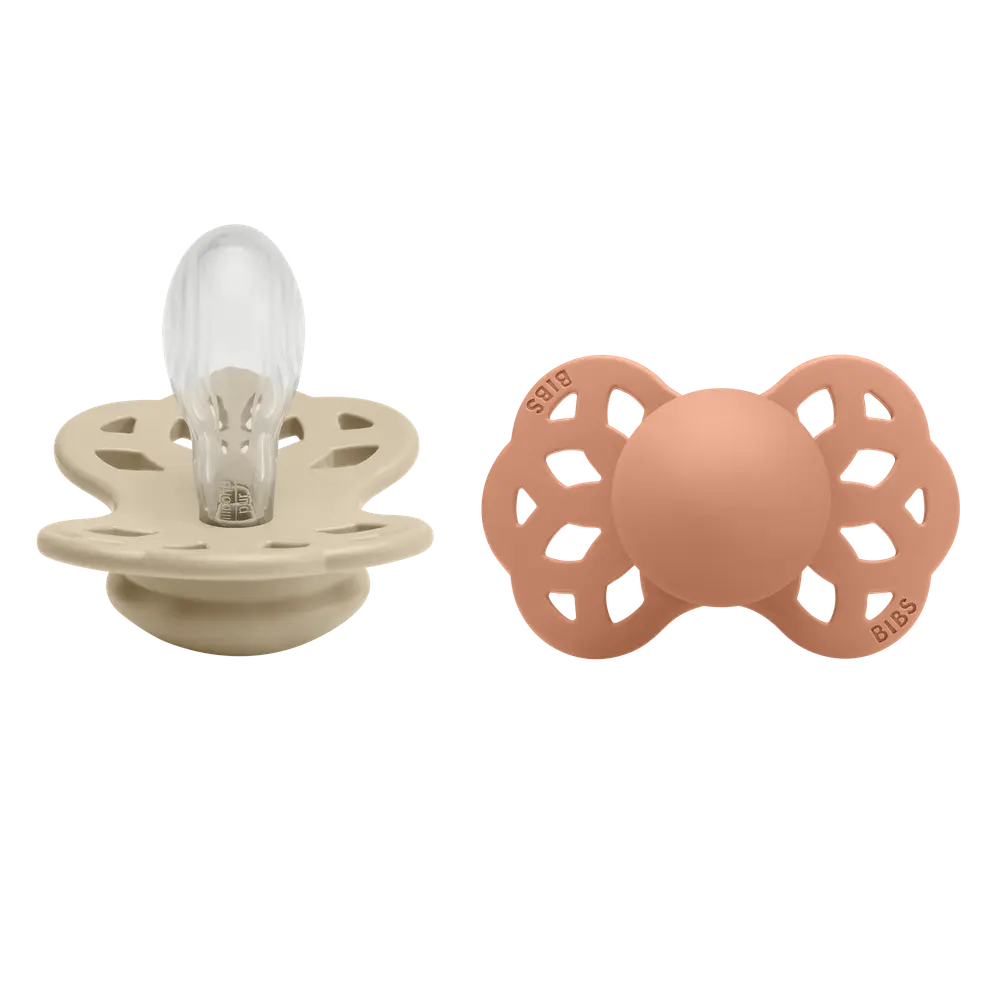 product-Infinity 2 pk Silicone Symmetrical Size 2 Vanilla/Peach