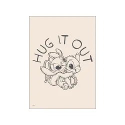 Plakat - Disney - Stitch og Engel 30x40