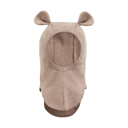 Elefanthue m. Ører Bomuldsrib - Savannah Melange - 12-24 MDR.