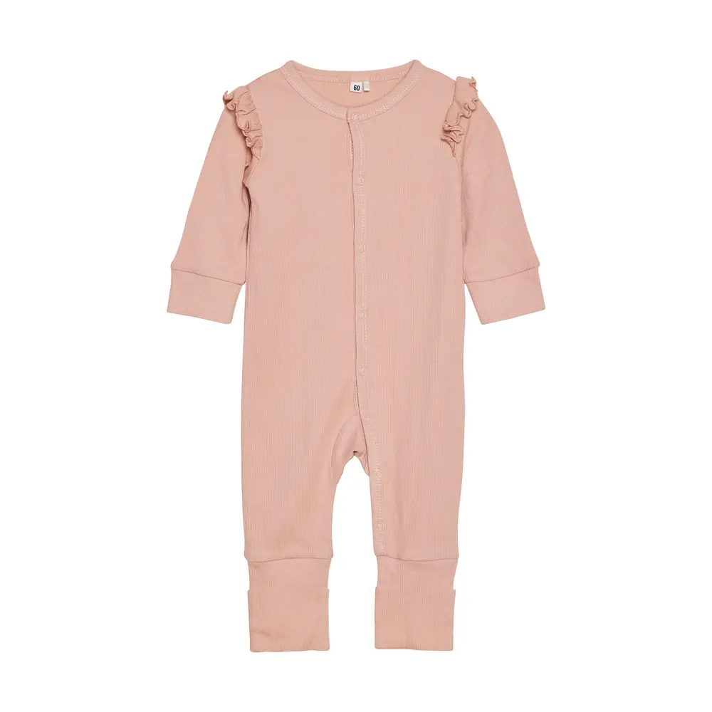 Jumpsuit lange ærmer – Mahogany Rose – 90